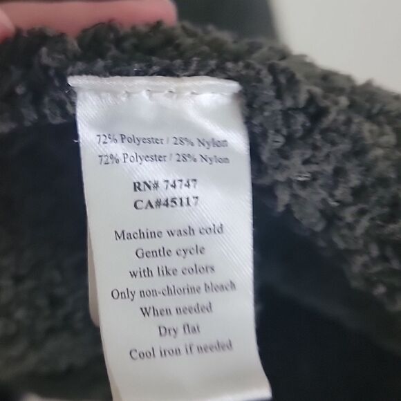 Cozy Olive Green Fleece Jacket - Picture 3 of 8